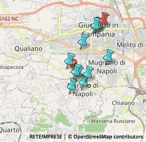 Mappa Strada Provinciale San Pietro, 80012 Calvizzano NA, Italia (1.53917)