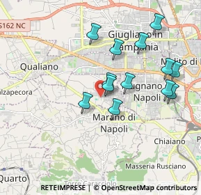 Mappa Strada Provinciale San Pietro, 80012 Calvizzano NA, Italia (1.86538)