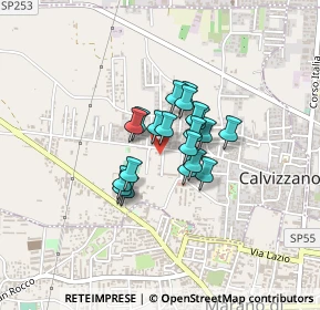 Mappa Strada Provinciale San Pietro, 80012 Calvizzano NA, Italia (0.2665)