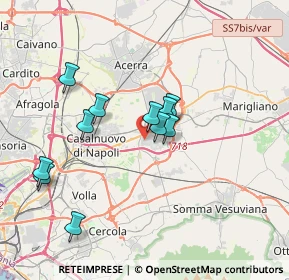 Mappa Via San Giacomo, 80038 Pomigliano d'Arco NA, Italia (3.44273)