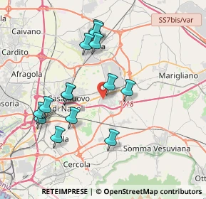 Mappa Via San Giacomo, 80038 Pomigliano d'Arco NA, Italia (3.97786)