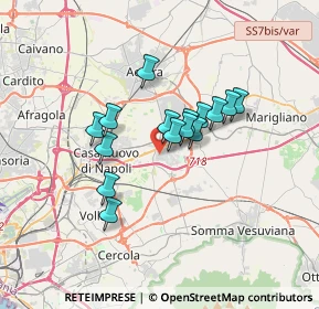 Mappa Via San Giacomo, 80038 Pomigliano d'Arco NA, Italia (2.674)