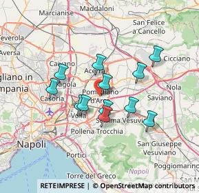 Mappa Via San Giacomo, 80038 Pomigliano d'Arco NA, Italia (5.93417)