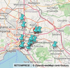 Mappa Via San Giacomo, 80038 Pomigliano d'Arco NA, Italia (6.72769)