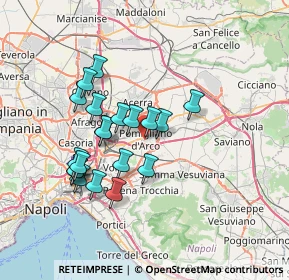 Mappa Via San Giacomo, 80038 Pomigliano d'Arco NA, Italia (6.687)