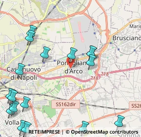 Mappa Via San Giacomo, 80038 Pomigliano d'Arco NA, Italia (3.20588)