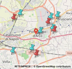 Mappa Via San Giacomo, 80038 Pomigliano d'Arco NA, Italia (2.32182)