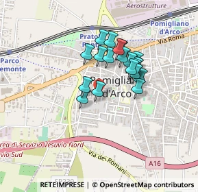 Mappa Via San Giacomo, 80038 Pomigliano d'Arco NA, Italia (0.352)
