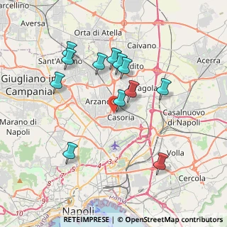 Mappa Traversa I Carlo Poerio, 80026 Casoria NA, Italia (3.85333)