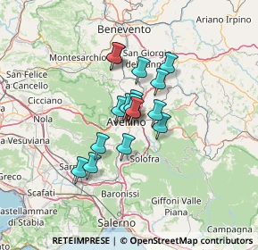 Mappa Piazza G. Fortunato, 83100 Avellino AV, Italia (9.25188)