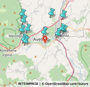 Mappa Piazza G. Fortunato, 83100 Avellino AV, Italia (4.11583)