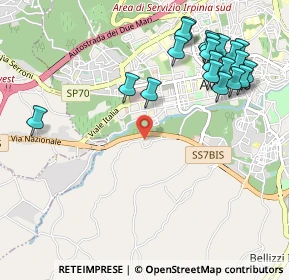 Mappa Contrada Macchia, 83100 Avellino AV, Italia (1.309)