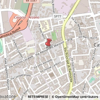 Mappa Via Alessandro Manzoni, 92, 80026 Casoria, Napoli (Campania)