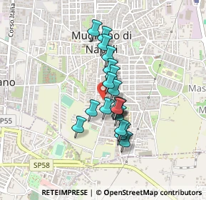 Mappa Via Edmondo de Amicis, 80018 Mugnano di Napoli NA, Italia (0.3265)