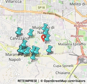 Mappa Via Edmondo de Amicis, 80018 Mugnano di Napoli NA, Italia (0.9355)