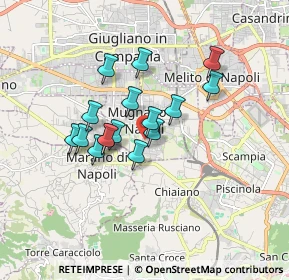 Mappa Via Edmondo de Amicis, 80018 Mugnano di Napoli NA, Italia (1.40875)