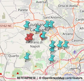 Mappa Via Edmondo de Amicis, 80018 Mugnano di Napoli NA, Italia (3.14615)