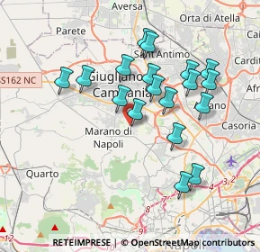 Mappa Via Edmondo de Amicis, 80018 Mugnano di Napoli NA, Italia (3.68278)