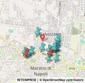 Mappa Via Campania, 80012 Calvizzano NA, Italia (0.434)