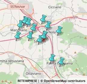 Mappa Via Cimitero, 80039 Saviano NA, Italia (3.37667)