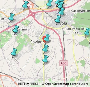 Mappa Via Cimitero, 80039 Saviano NA, Italia (2.804)