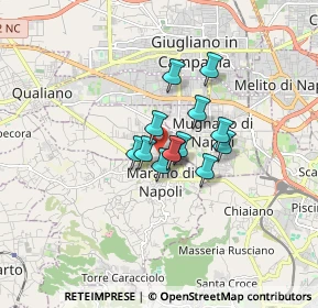 Mappa Via Umbria, 80012 Calvizzano NA, Italia (1.03077)