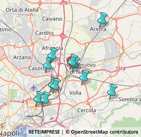 Mappa CAP, 80013 Casalnuovo di Napoli NA, Italia (3.58455)