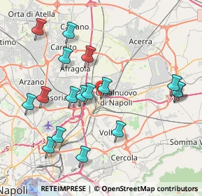 Mappa CAP, 80013 Casalnuovo di Napoli NA, Italia (4.55529)