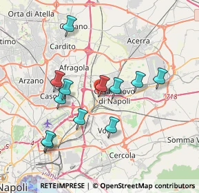 Mappa CAP, 80013 Casalnuovo di Napoli NA, Italia (3.805)