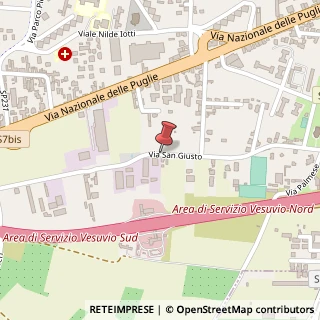 Mappa Via San Giusto, 42, 80038 Pomigliano d'Arco, Napoli (Campania)