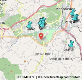 Mappa Via Pasquale Villari, 83100 Avellino AV, Italia (2.18923)