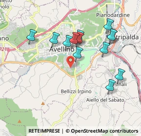 Mappa Via Pasquale Villari, 83100 Avellino AV, Italia (1.98077)