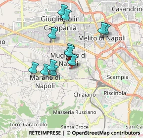 Mappa Via Salvatore di Giacomo, 80018 Mugnano di Napoli NA, Italia (1.63923)