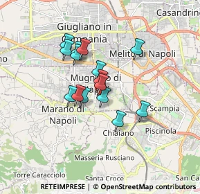 Mappa Via Salvatore di Giacomo, 80018 Mugnano di Napoli NA, Italia (1.34733)