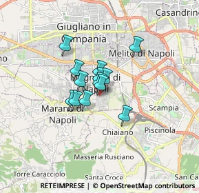 Mappa Via Salvatore di Giacomo, 80018 Mugnano di Napoli NA, Italia (1.03154)