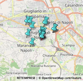 Mappa Via Salvatore di Giacomo, 80018 Mugnano di Napoli NA, Italia (0.97556)