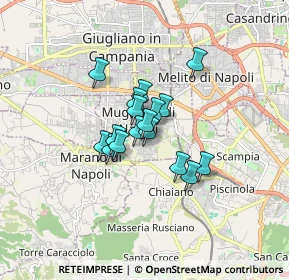 Mappa Via Salvatore di Giacomo, 80018 Mugnano di Napoli NA, Italia (1.08118)