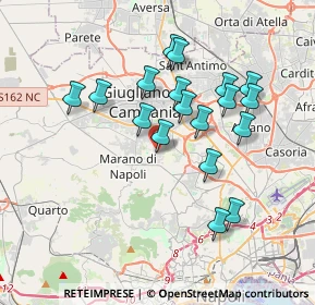 Mappa Via Salvatore di Giacomo, 80018 Mugnano di Napoli NA, Italia (3.62722)