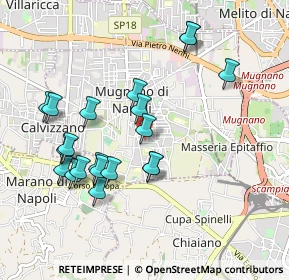 Mappa Via Salvatore di Giacomo, 80018 Mugnano di Napoli NA, Italia (1.0225)