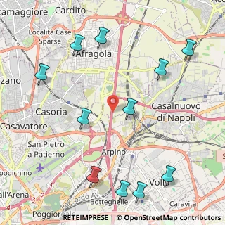 Mappa Milano - Napoli, 80021 Casoria NA, Italia (2.85091)