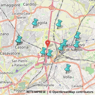 Mappa Milano - Napoli, 80021 Casoria NA, Italia (2.16545)
