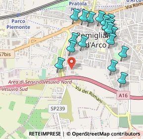 Mappa Viale Luigi Einaudi, 80038 Pomigliano d'Arco NA, Italia (0.6065)