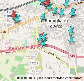 Mappa Viale Luigi Einaudi, 80038 Pomigliano d'Arco NA, Italia (0.6895)