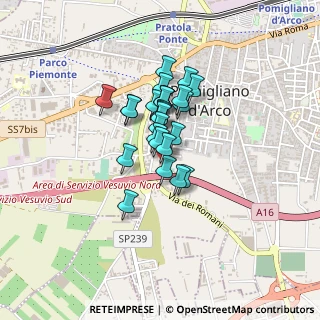 Mappa Viale Luigi Einaudi, 80038 Pomigliano d'Arco NA, Italia (0.28077)