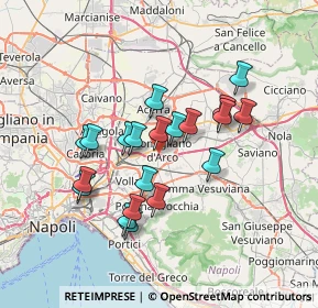Mappa Viale Luigi Einaudi, 80038 Pomigliano d'Arco NA, Italia (6.4695)
