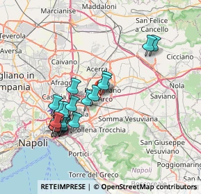 Mappa Viale Luigi Einaudi, 80038 Pomigliano d'Arco NA, Italia (7.5375)