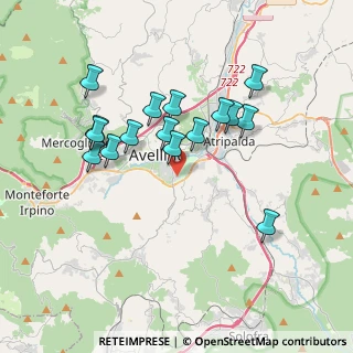 Mappa Via Gioacchino Pedicini, 83100 Avellino AV, Italia (3.61438)