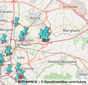 Mappa Via Udine, 80038 Pomigliano d'Arco NA, Italia (6.2085)