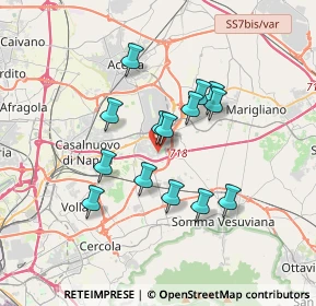 Mappa Via Udine, 80038 Pomigliano d'Arco NA, Italia (3.065)
