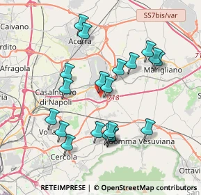 Mappa Via Udine, 80038 Pomigliano d'Arco NA, Italia (3.878)